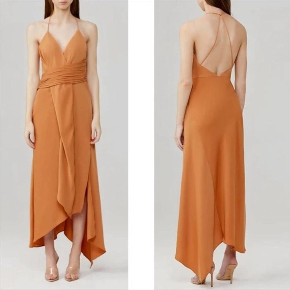 Significant Other Elusive Dress Chestnut Brown 2US